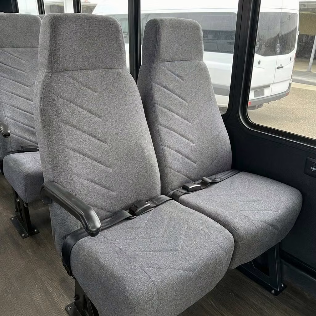 naugatuck 18 passenger minibus high back seats