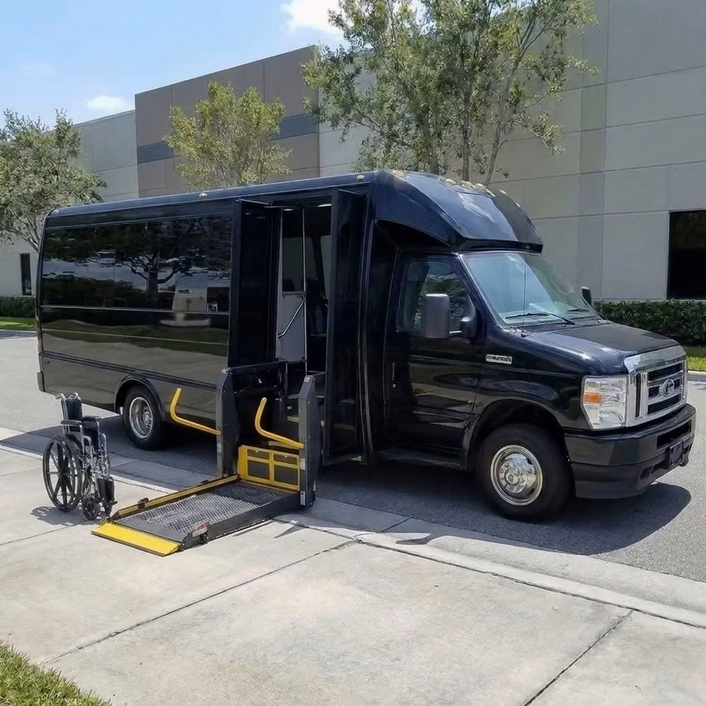 naugatuck 18 passenger minibus wheelchair lift