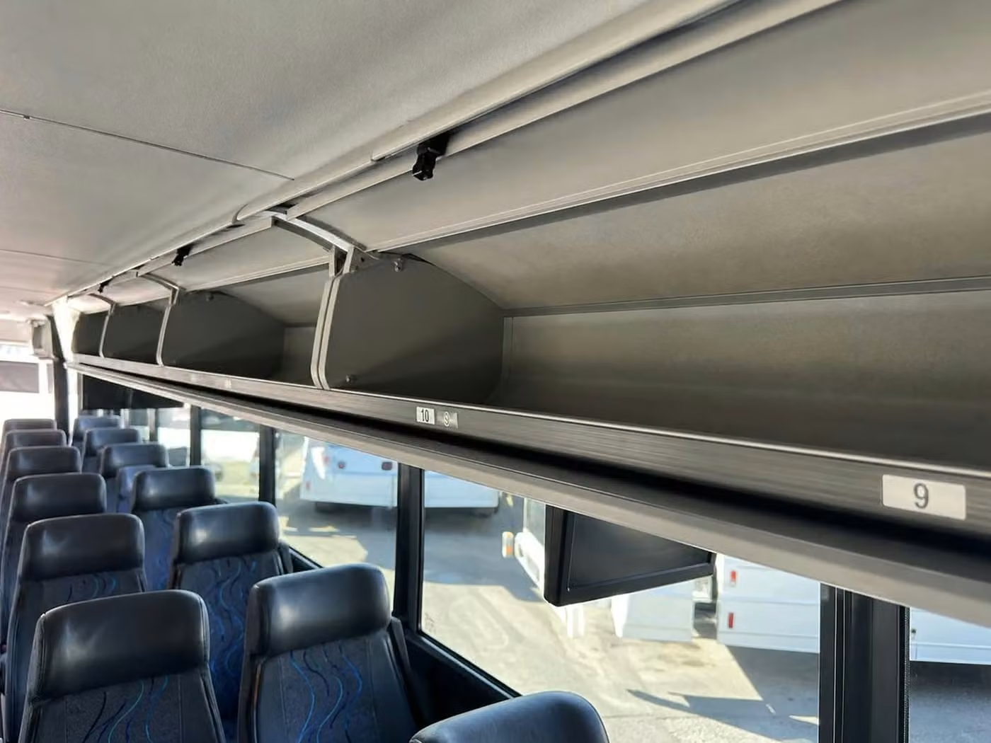 naugatuck 35 passenger minibus overhead storage