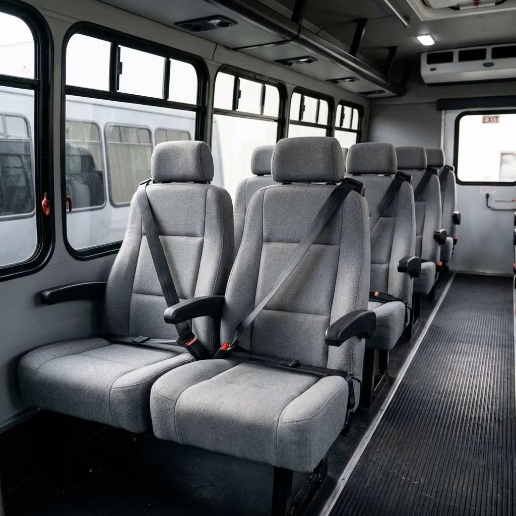 naugatuck 35 passenger minibus reclining seats