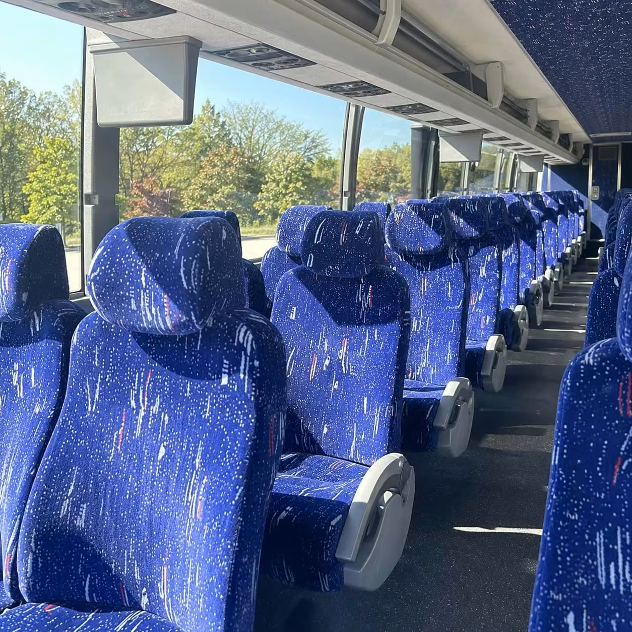 naugatuck charter bus interior 1