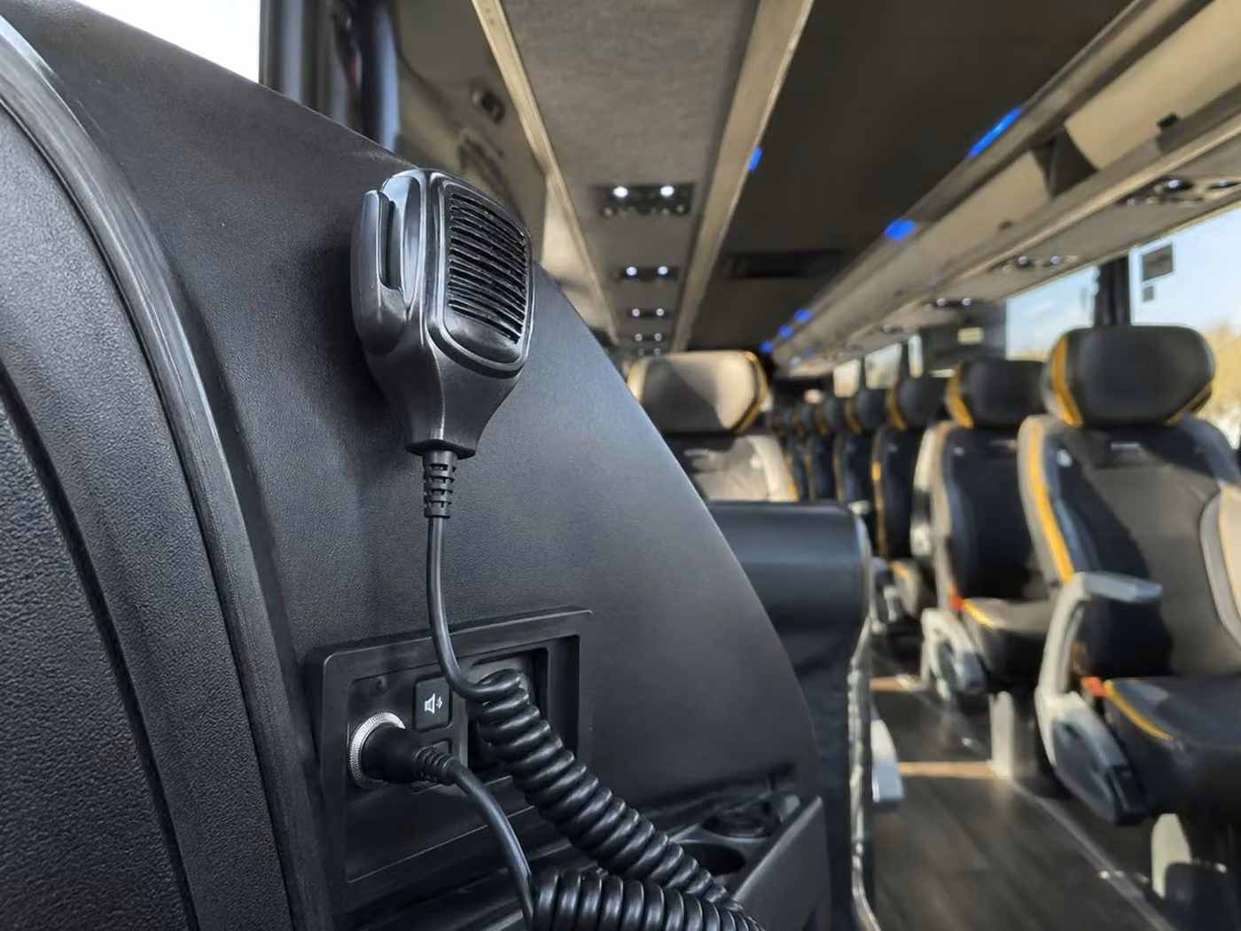 naugatuck charter bus pa system