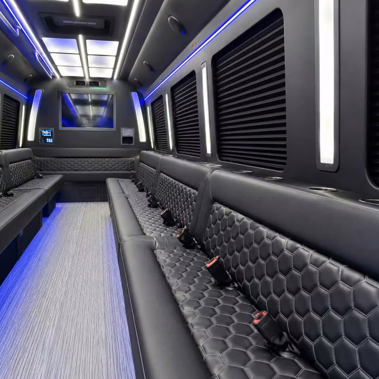 naugatuck party bus party lighting