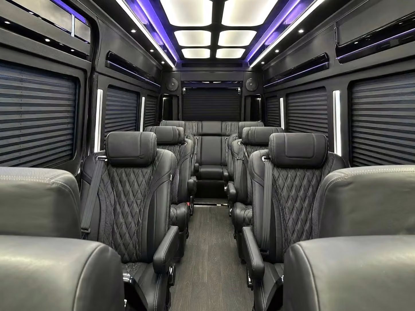 naugatuck sprinter van rental with driver reclining seats