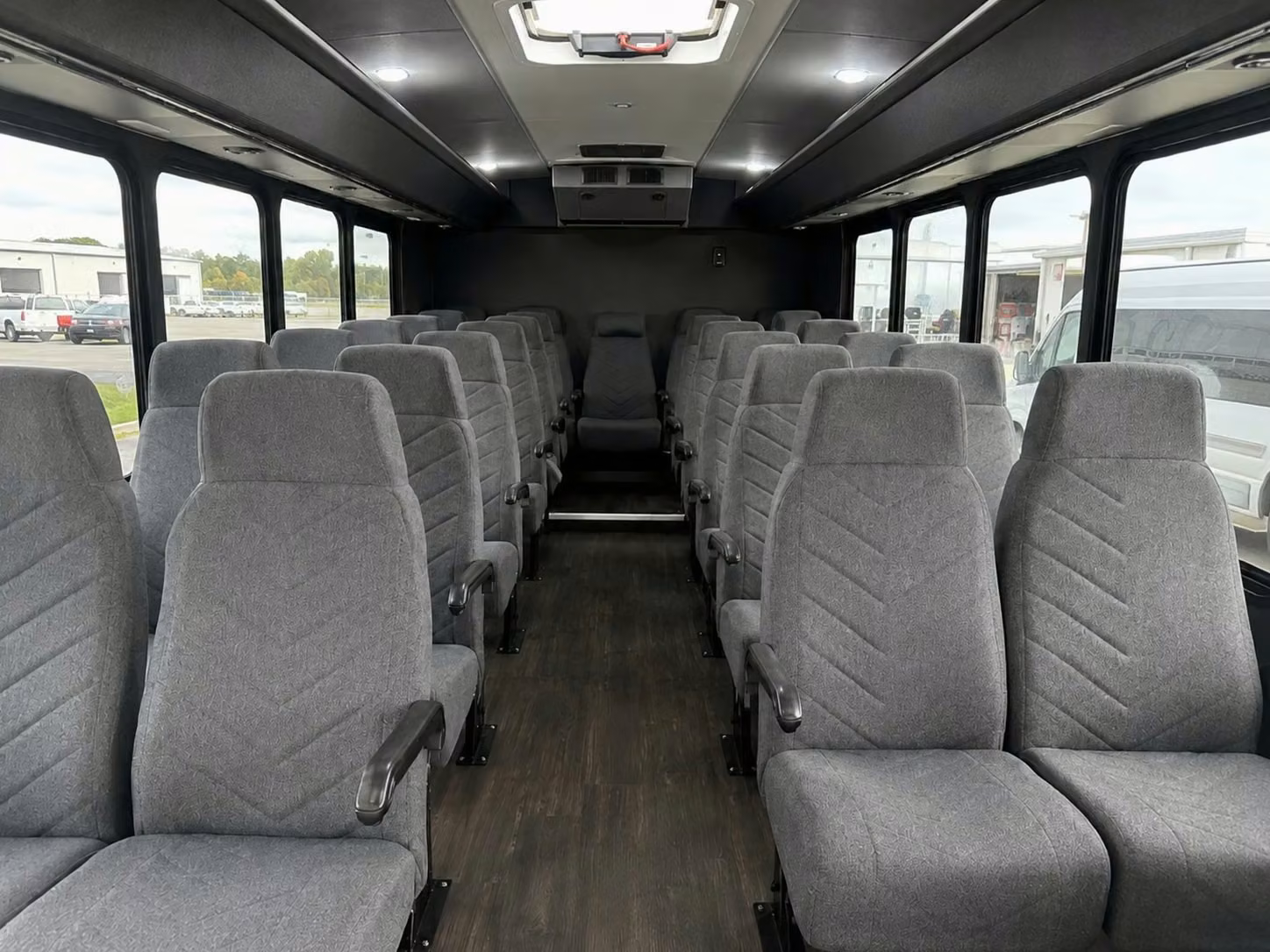15 passenger minibus interior