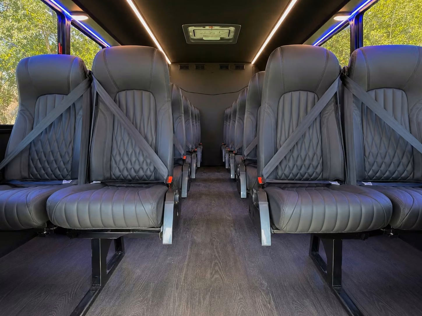 20 passenger minibus interior