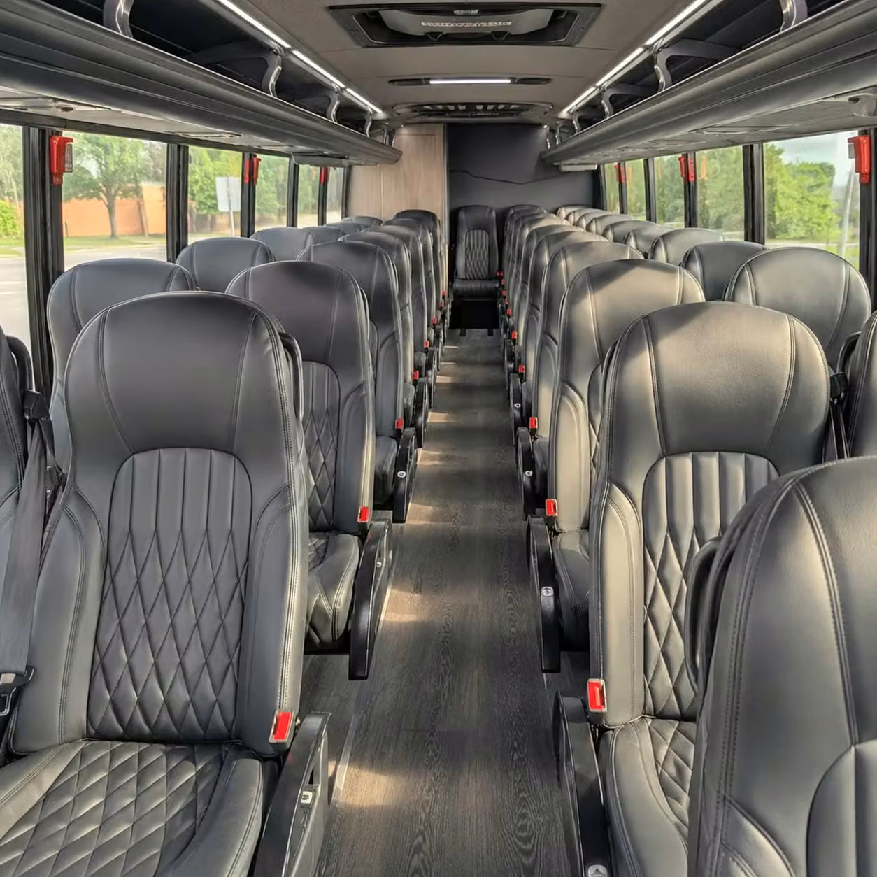 30 passenger minibus interior
